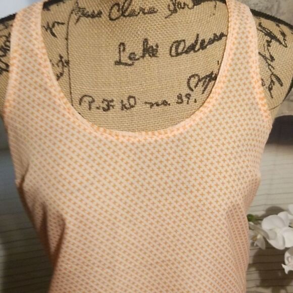 Old Navy orange sleeveless Blouse Size Small - Picture 2 of 6